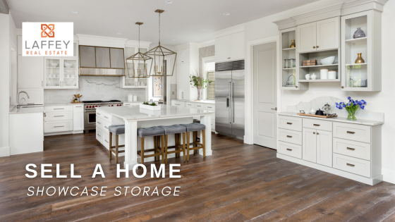 Storage Space on Display - Sell a Home - Laffey Real Estate